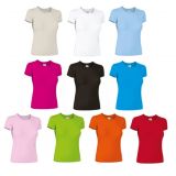 Camiseta color m/c  mujer Tiffany 190gr (VLN)
