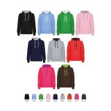 Sudadera Urban capucha bicolor MUJER 280gr.  ADULT